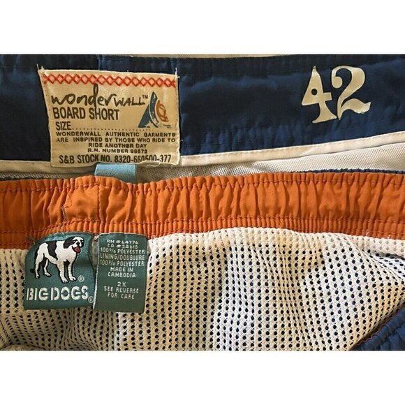 Big dog swimming trunks 2 XL Wonderwall board shorts Size: 42 - Picture 8 of 8